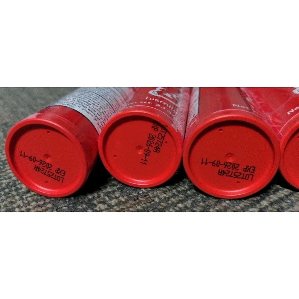 5 Pack Hismile Candy‎ Cane Flavored Fluoride Toothpaste New Exp 9/11/2026